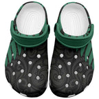 Australia New Zealand Rugby Clogs Shoes Green Aboriginal Wallabies and Maori Black Fern - Aussie Hoodie