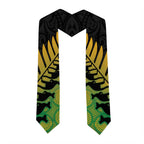 Australia New Zealand Rugby Graduation Stole Gradient Aboriginal Wallabies and Maori Black Fern - Aussie Hoodie