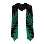 Australia New Zealand Rugby Graduation Stole Green Aboriginal Wallabies and Maori Black Fern - Aussie Hoodie