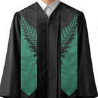 Australia New Zealand Rugby Graduation Stole Green Aboriginal Wallabies and Maori Black Fern - Aussie Hoodie