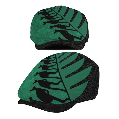 Australia New Zealand Rugby Jeff Hat Green Aboriginal Wallabies and Maori Black Fern - Aussie Hoodie