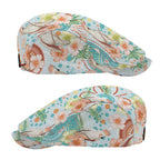 Australia Pink Cockatoo Aboriginal Art Jeff Hat Tropical Hibiscus Floral Style