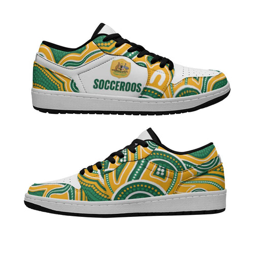 Australia Socceroos 2026 Low Sneakers Aboriginal Art