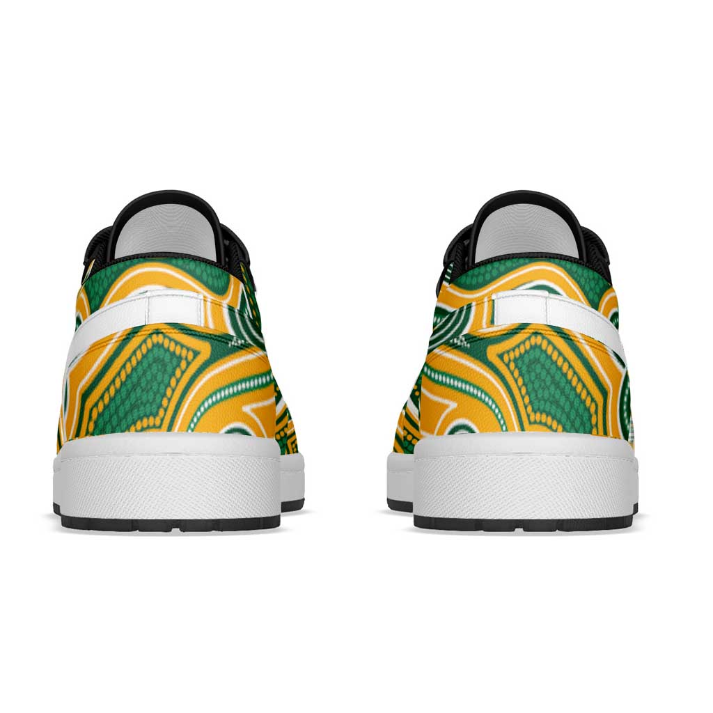 Australia Socceroos 2026 Low Sneakers Aboriginal Art
