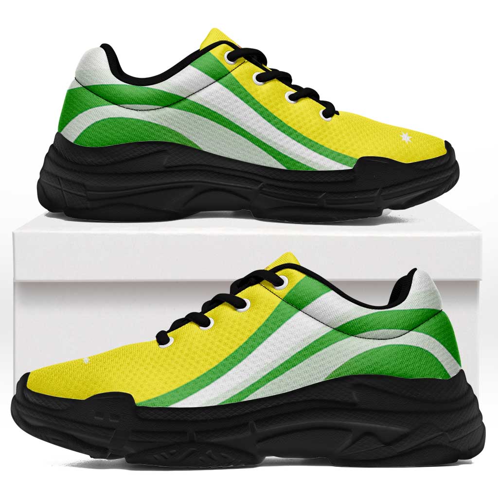 Australia Socceroos Chunky Sneakers Curve Style