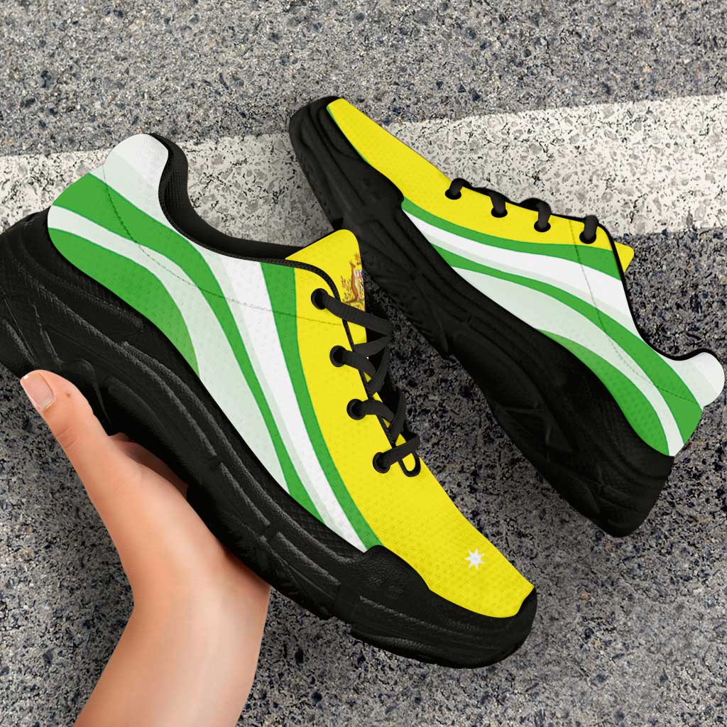 Australia Socceroos Chunky Sneakers Curve Style
