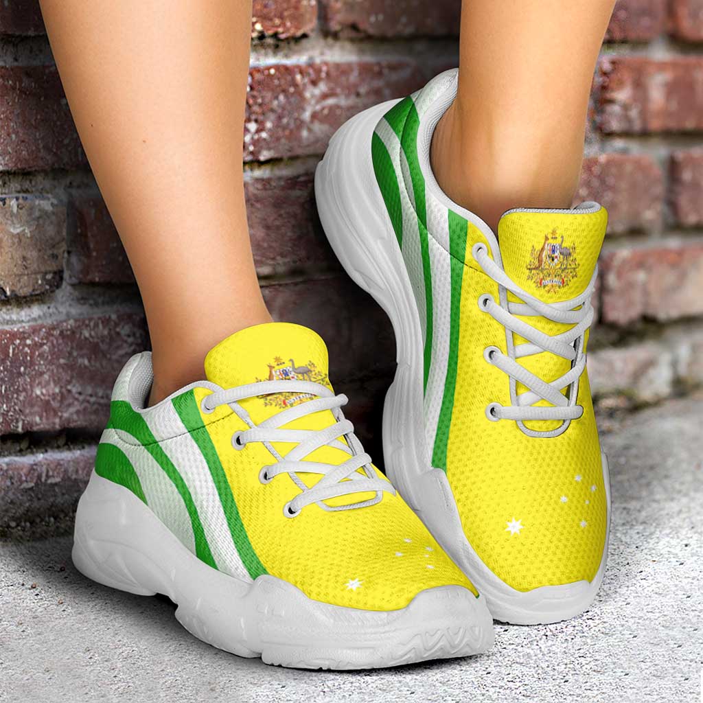 Australia Socceroos Chunky Sneakers Curve Style