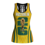 Australia Socceroos Hollow Tank Top 2026 Forever Golden - Aussie Hoodie