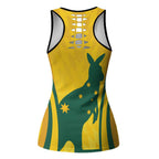 Australia Socceroos Hollow Tank Top 2026 Forever Golden - Aussie Hoodie