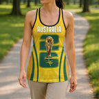 Australia Socceroos Hollow Tank Top 2026 Forever Golden - Aussie Hoodie