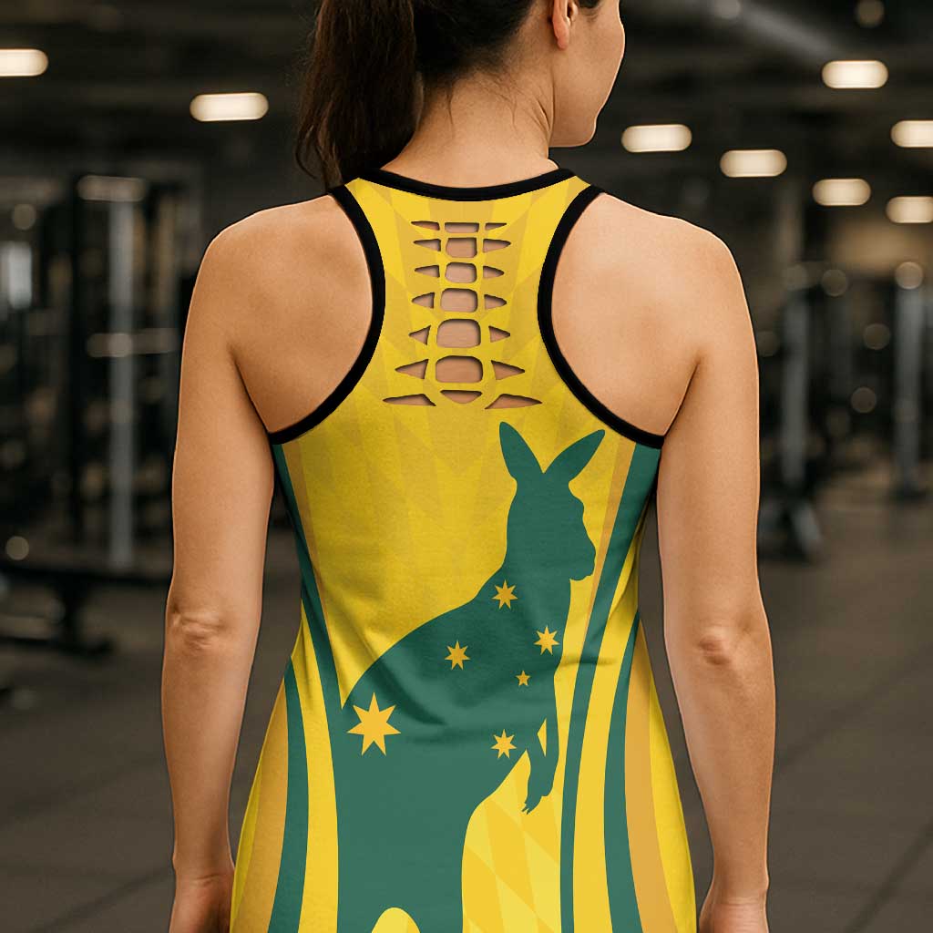 Australia Socceroos Hollow Tank Top 2026 Forever Golden - Aussie Hoodie