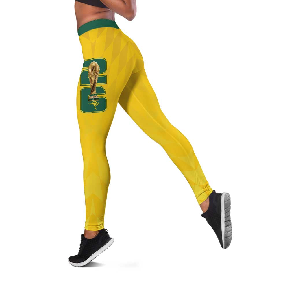 Australia Socceroos Leggings 2026 Forever Golden - Aussie Hoodie