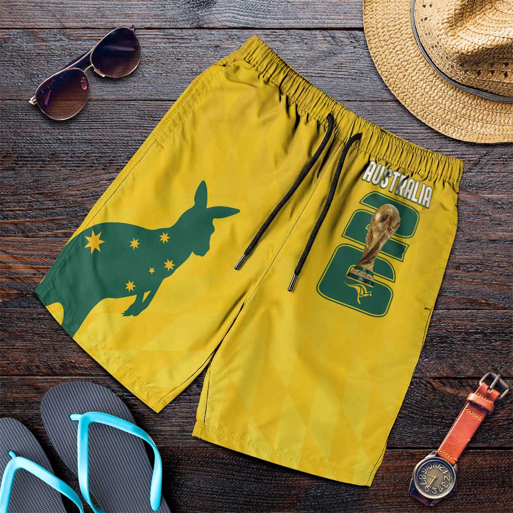 Australia Socceroos Shorts for Men 2026 Forever Golden - Aussie Hoodie