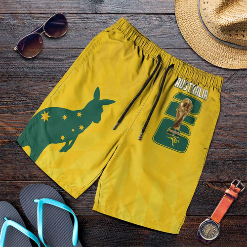 Australia Socceroos Shorts for Men 2026 Forever Golden - Aussie Hoodie