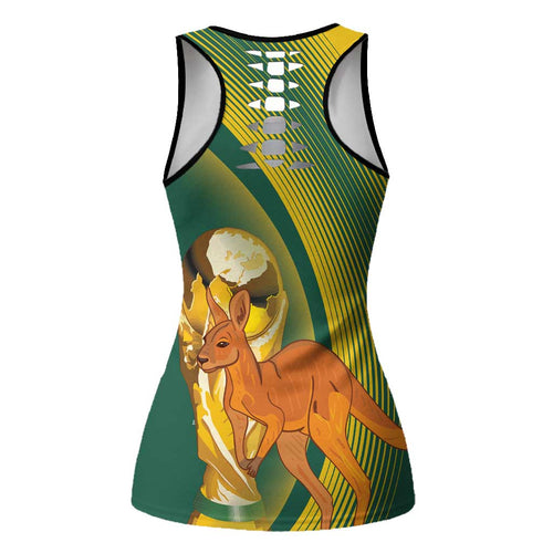 Australia Socceroos WC2026 Hollow Tank Top Golden Champions - Aussie Hoodie