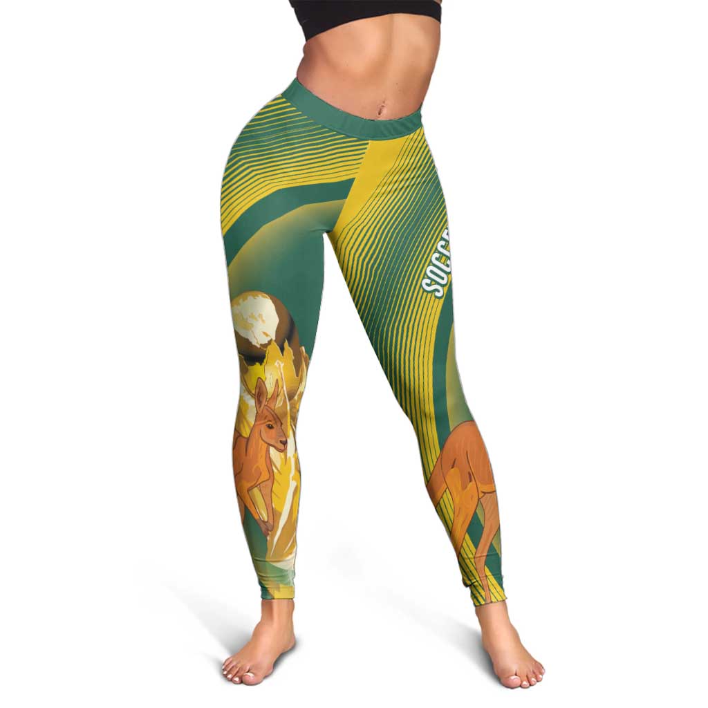 Australia Socceroos WC2026 Leggings Golden Champions - Aussie Hoodie