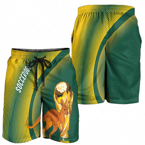 Australia Socceroos WC2026 Shorts for Men Golden Champions - Aussie Hoodie