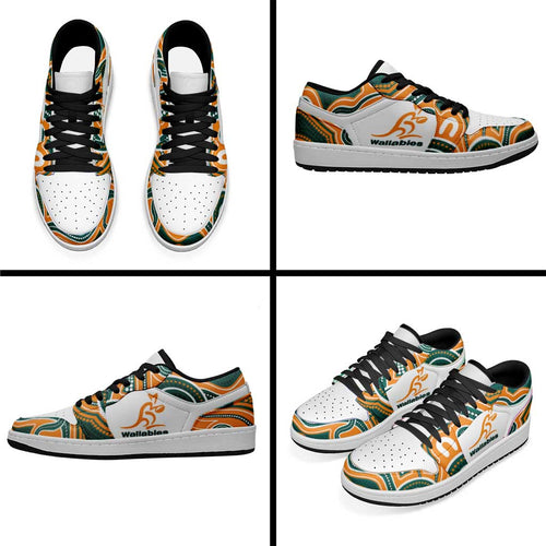 Australia Wallabies 2026 Low Sneakers Aboriginal Art