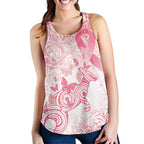 Australia Women Racerback Tank Breast Cancer Pink Ribbon - Marble Roses - Aussie Hoodie