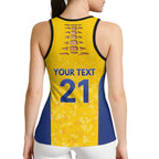 Australian ACT Lawn Bowls Custom Hollow Tank Top Aussie Minimalist Style - Aussie Hoodie