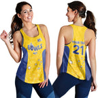 Australian ACT Lawn Bowls Custom Women Racerback Tank Aussie Minimalist Style - Aussie Hoodie