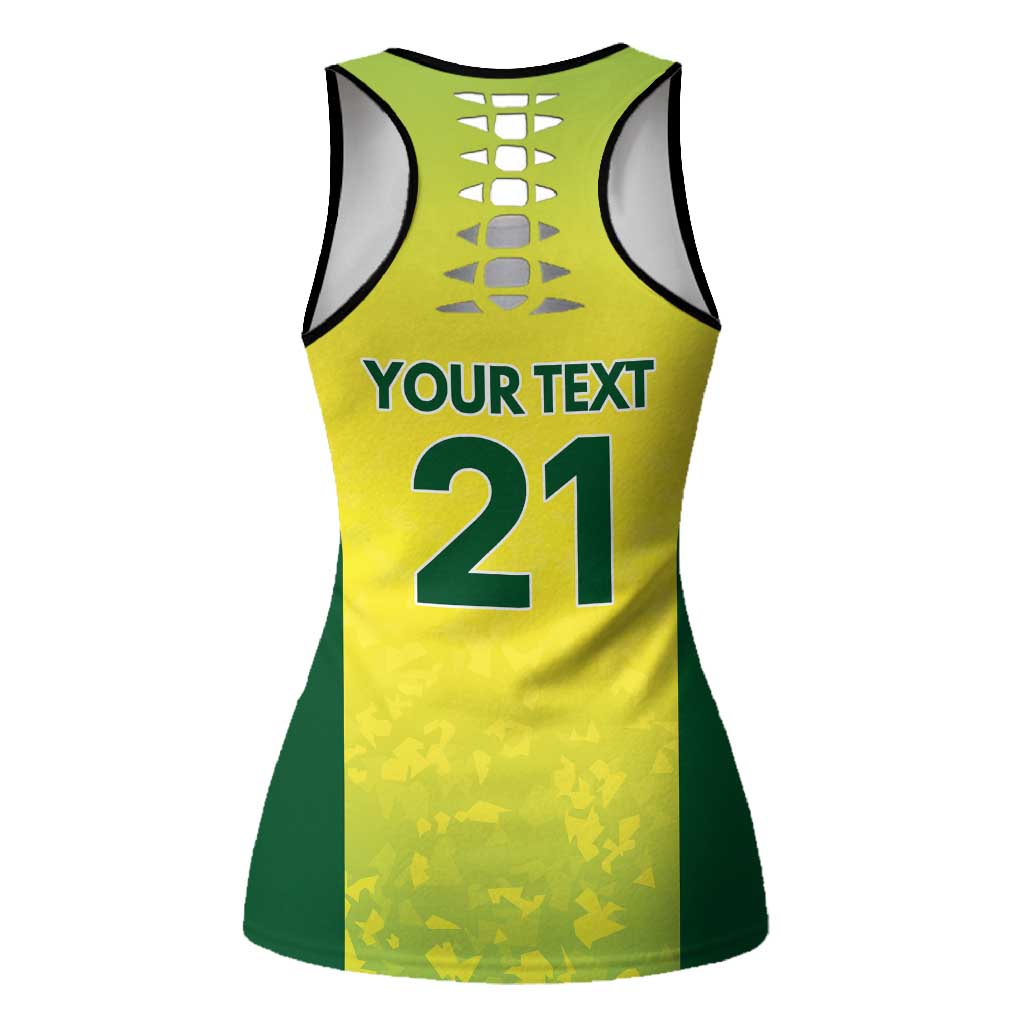 Australian Kangaroo Lawn Bowls Custom Hollow Tank Top Aussie Minimalist Style - Aussie Hoodie
