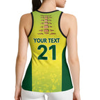 Australian Kangaroo Lawn Bowls Custom Hollow Tank Top Aussie Minimalist Style - Aussie Hoodie
