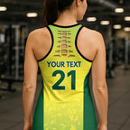 Australian Kangaroo Lawn Bowls Custom Hollow Tank Top Aussie Minimalist Style - Aussie Hoodie