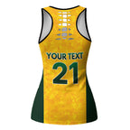 Australian Lawn Bowls Custom Hollow Tank Top Aussie Minimalist Style - Aussie Hoodie