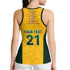 Australian Lawn Bowls Custom Hollow Tank Top Aussie Minimalist Style - Aussie Hoodie