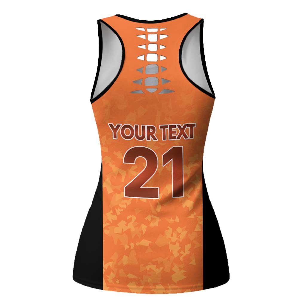 Australian Northern Territory Lawn Bowls Custom Hollow Tank Top Aussie Minimalist Style - Aussie Hoodie