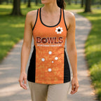 Australian Northern Territory Lawn Bowls Custom Hollow Tank Top Aussie Minimalist Style - Aussie Hoodie