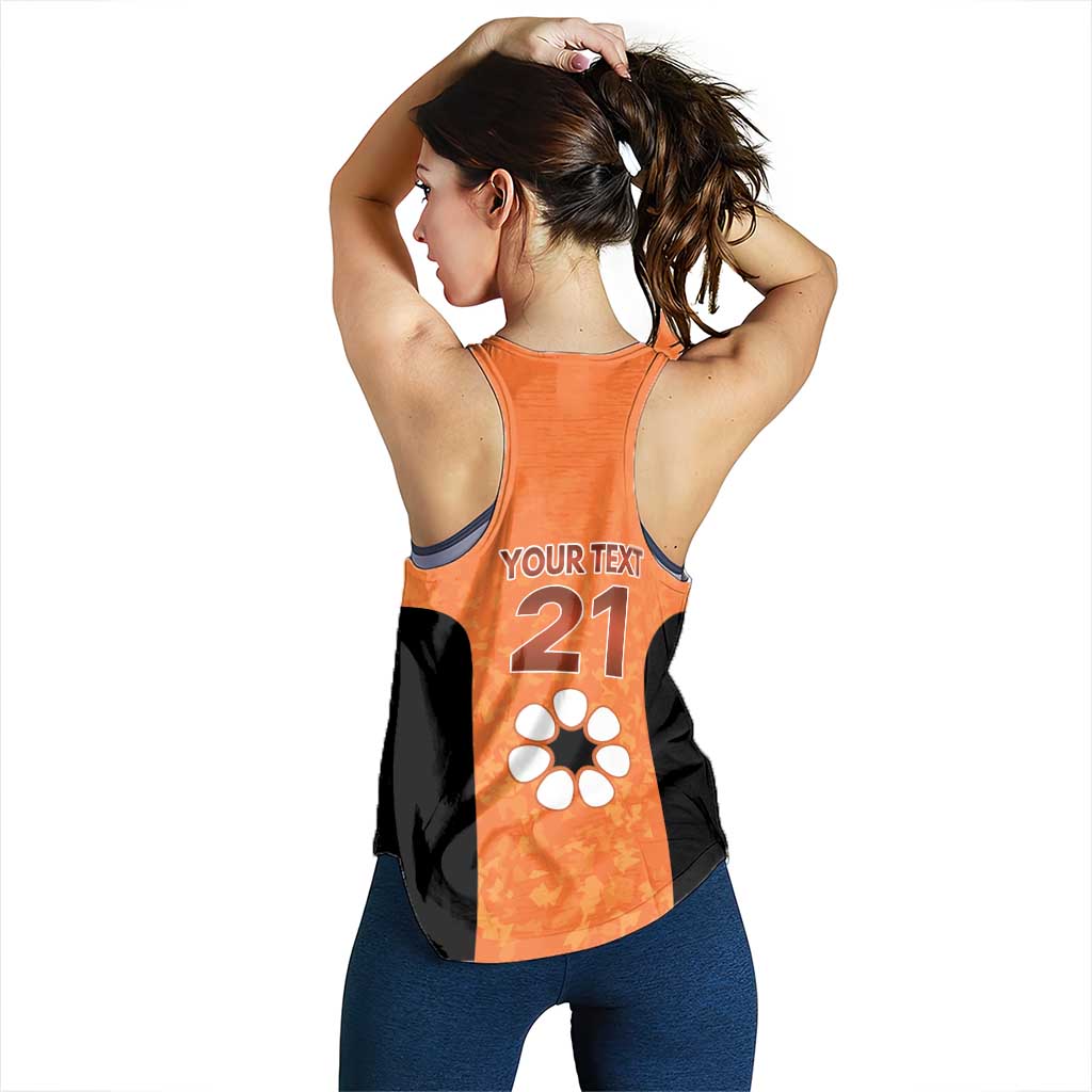 Australian Northern Territory Lawn Bowls Custom Women Racerback Tank Aussie Minimalist Style - Aussie Hoodie