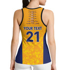 Australian South Australia Lawn Bowls Custom Hollow Tank Top Aussie Minimalist Style - Aussie Hoodie