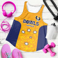 Australian South Australia Lawn Bowls Custom Women Racerback Tank Aussie Minimalist Style - Aussie Hoodie