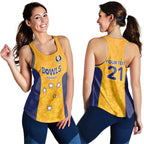 Australian South Australia Lawn Bowls Custom Women Racerback Tank Aussie Minimalist Style - Aussie Hoodie