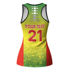 Australian Tasmania Lawn Bowls Custom Hollow Tank Top Aussie Minimalist Style - Aussie Hoodie