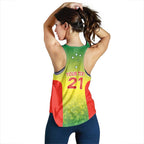 Australian Tasmania Lawn Bowls Custom Women Racerback Tank Aussie Minimalist Style - Aussie Hoodie