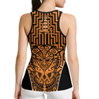 Basketball New Zealand Hollow Tank Top Gold Maori Ta Moko Indigenous - Aussie Hoodie