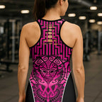 Basketball New Zealand Hollow Tank Top Pink Maori Ta Moko Indigenous - Aussie Hoodie