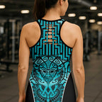 Basketball New Zealand Hollow Tank Top Teal Maori Ta Moko Indigenous - Aussie Hoodie