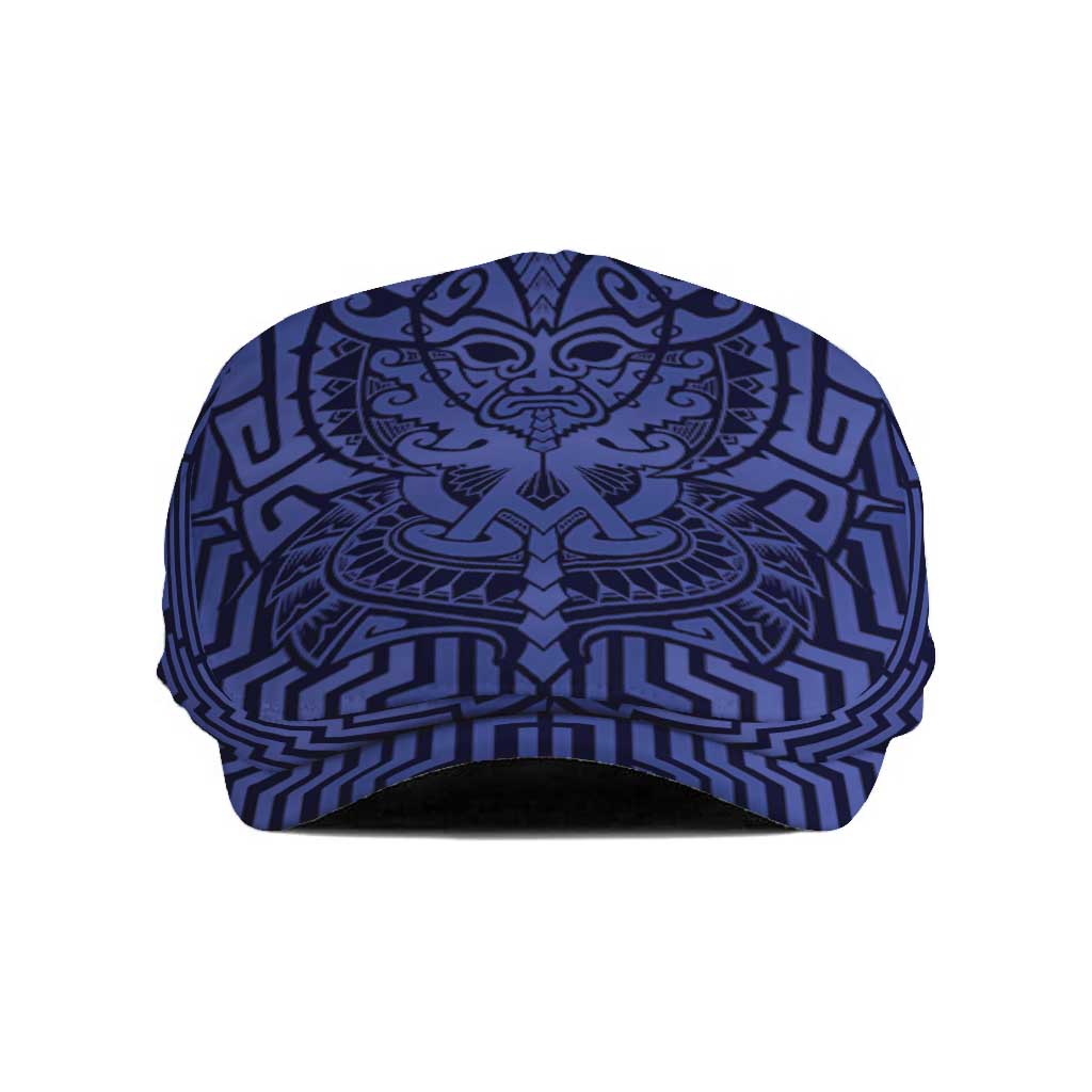Basketball New Zealand Jeff Hat Blue Maori Ta Moko Indigenous - Aussie Hoodie