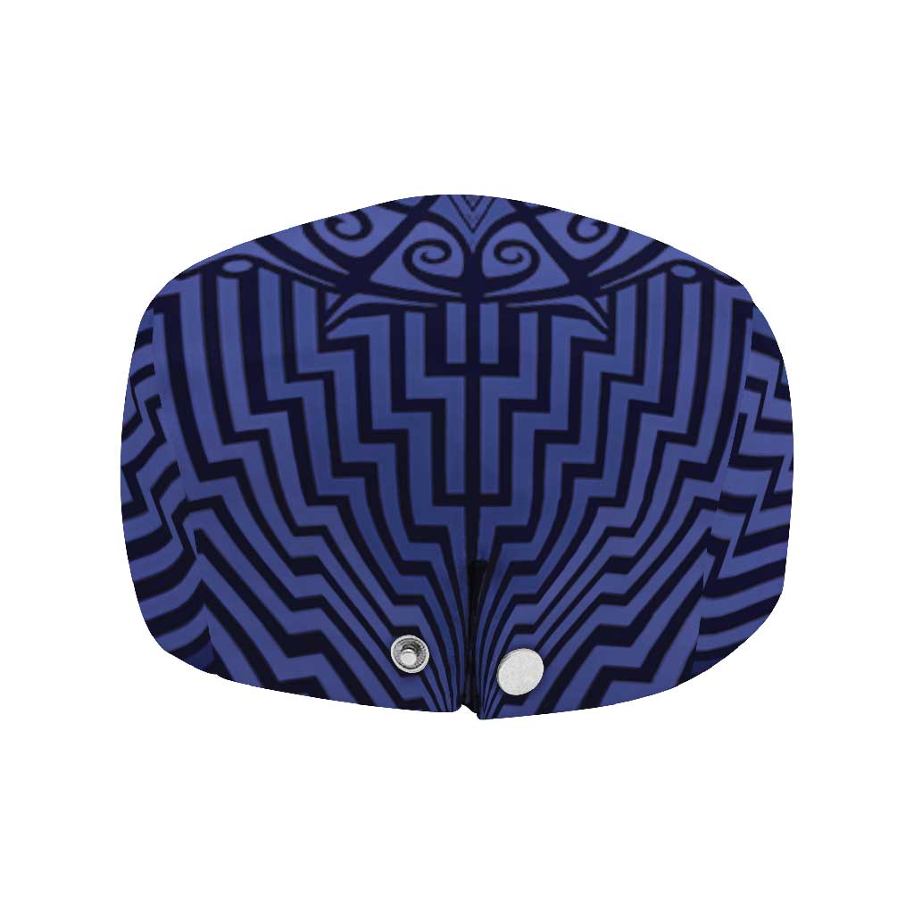 Basketball New Zealand Jeff Hat Blue Maori Ta Moko Indigenous - Aussie Hoodie