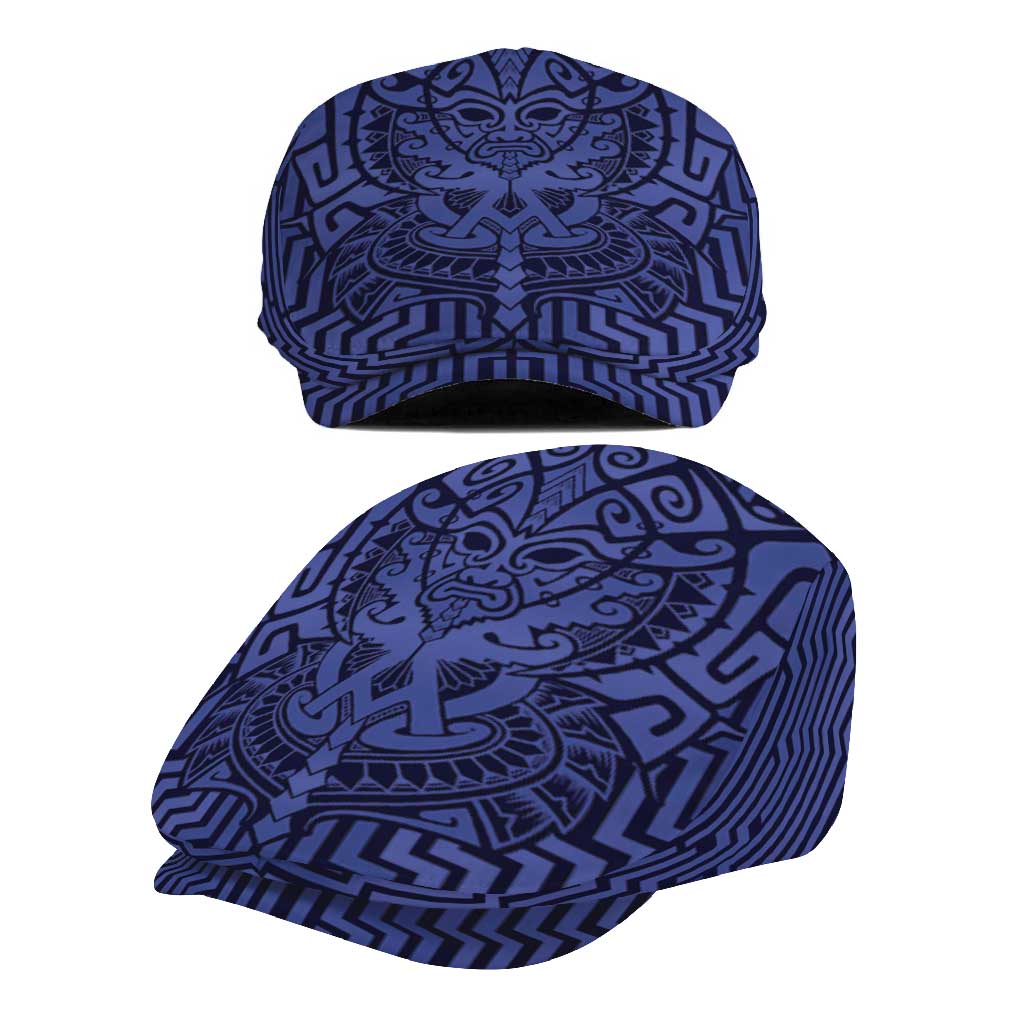 Basketball New Zealand Jeff Hat Blue Maori Ta Moko Indigenous - Aussie Hoodie