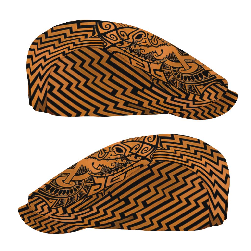 Basketball New Zealand Jeff Hat Gold Maori Ta Moko Indigenous - Aussie Hoodie