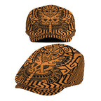 Basketball New Zealand Jeff Hat Gold Maori Ta Moko Indigenous - Aussie Hoodie