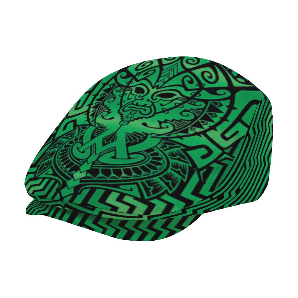 Basketball New Zealand Jeff Hat Green Maori Ta Moko Indigenous - Aussie Hoodie