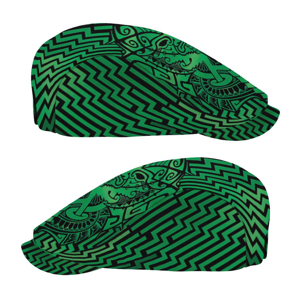 Basketball New Zealand Jeff Hat Green Maori Ta Moko Indigenous - Aussie Hoodie
