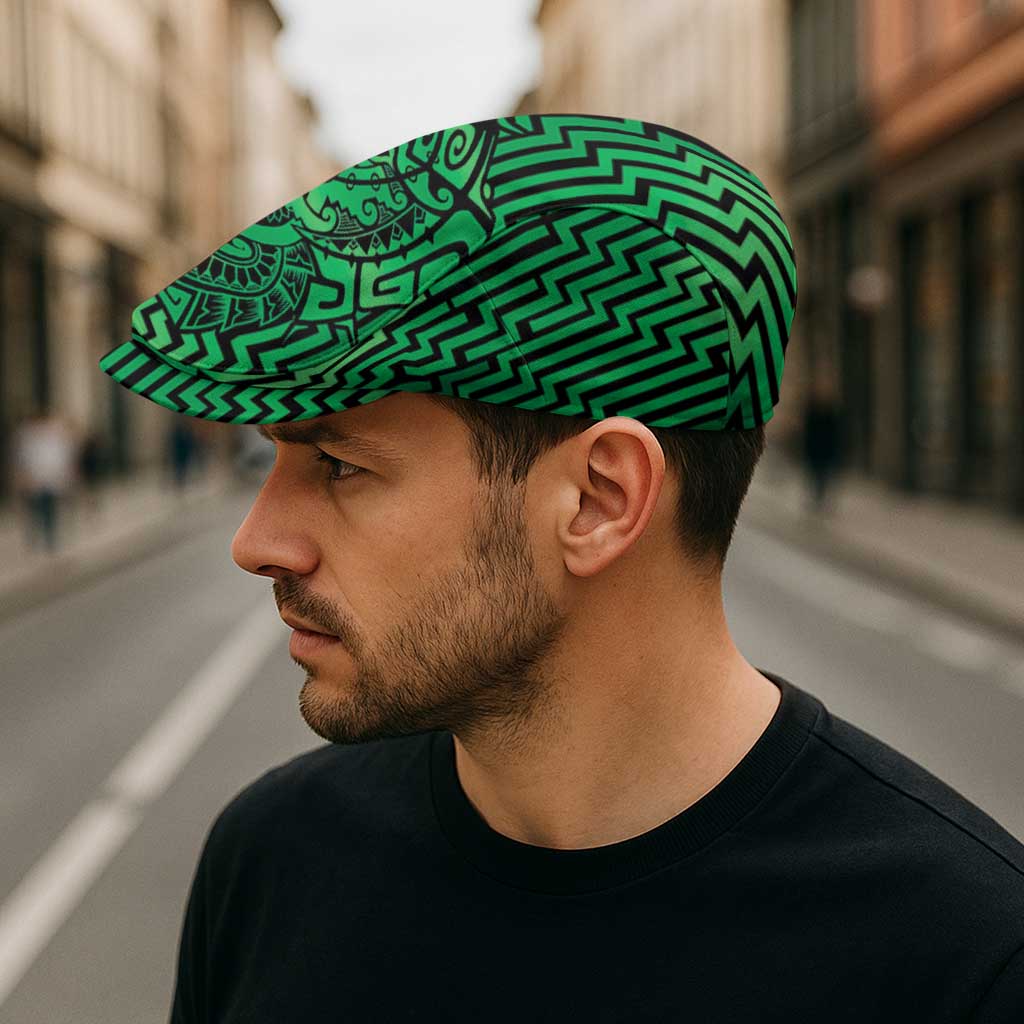 Basketball New Zealand Jeff Hat Green Maori Ta Moko Indigenous - Aussie Hoodie