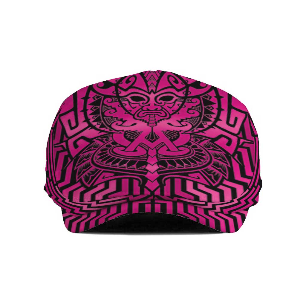 Basketball New Zealand Jeff Hat Pink Maori Ta Moko Indigenous - Aussie Hoodie
